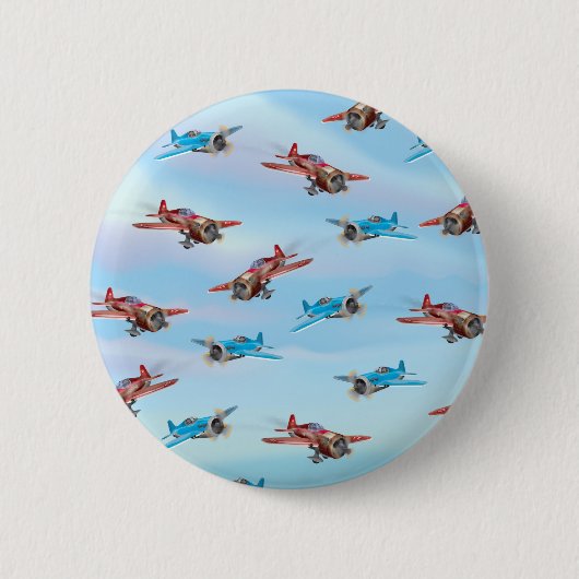 Speelgoedvliegtuigen Ronde Button 5,7 Cm (Voorkant)