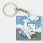 Speelgoedvliegtuigen Sleutelhanger (Voorkant)