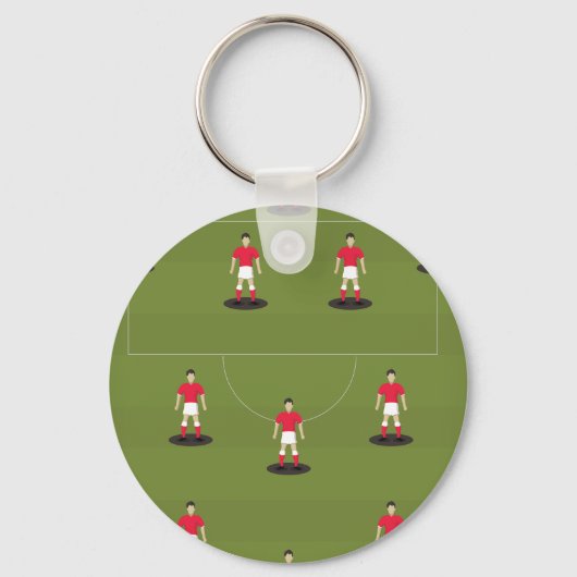 Speelgoedvoetbalteam Sleutelhanger (Voorkant)