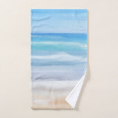 Speelgolven op een zonnige dag in het strand bad handdoek (Handdoek)