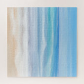 Speelgolven op een zonnige dag in het strand legpuzzel (Horizontaal)