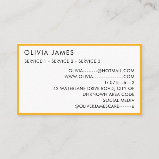 Speelhuis Babysitter Nanny Kinderopvang Kinderopva Visitekaartje (Achterkant)