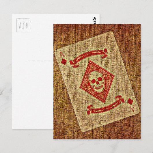 Speelkaart Briefkaart (Voorkant / Achterkant)