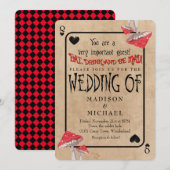 Speelkaart Crazy Mushrooms Weddenschap Kaart (Voorkant / Achterkant)