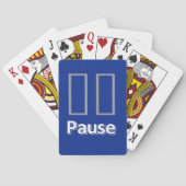 Speelkaart Deck Blue Pauze Pokerkaarten