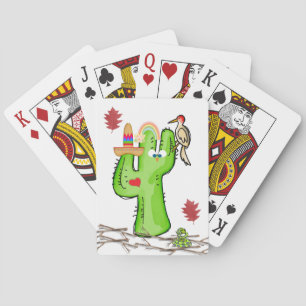 Speelkaart Deck Cactus Bird Pokerkaarten