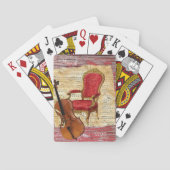 Speelkaart Deck Cello Victoriaans Pokerkaarten (Achterkant)
