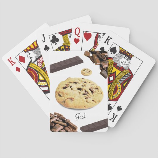 Speelkaart Deck Chocolade Chip Pokerkaarten (Achterkant)