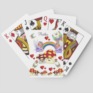 Speelkaart Deck Fairy Mushroom Rainbow Pokerkaarten