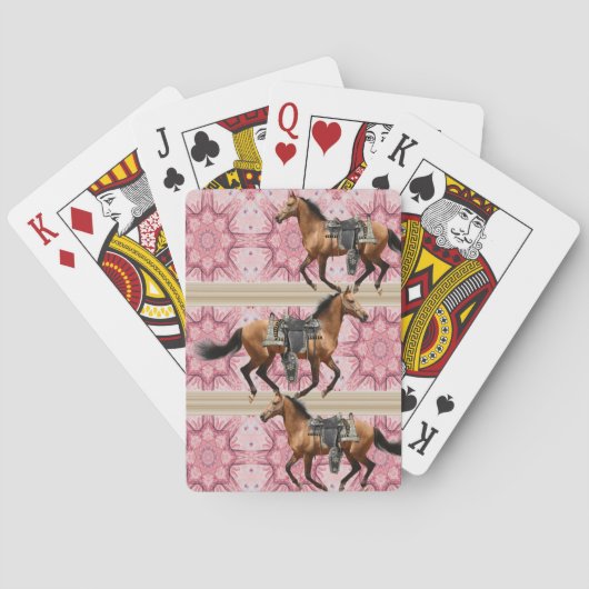 Speelkaart dekpaarden pokerkaarten (Achterkant)