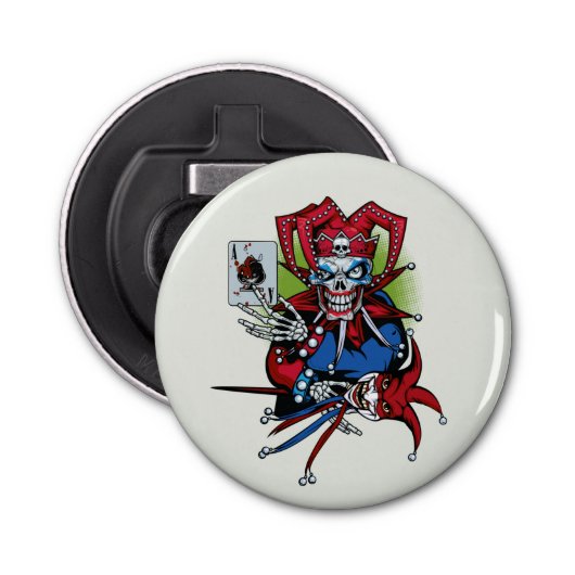 Speelkaart, Joker Button Flesopener (Voorkant)