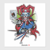 Speelkaart, Joker Sticker (Vel)