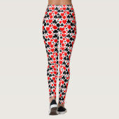 Speelkaart Kleurenpatroon Leggings (Achterkant)
