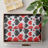 Speelkaart Kleurenpatroon Tissuepapier (Geschenk)