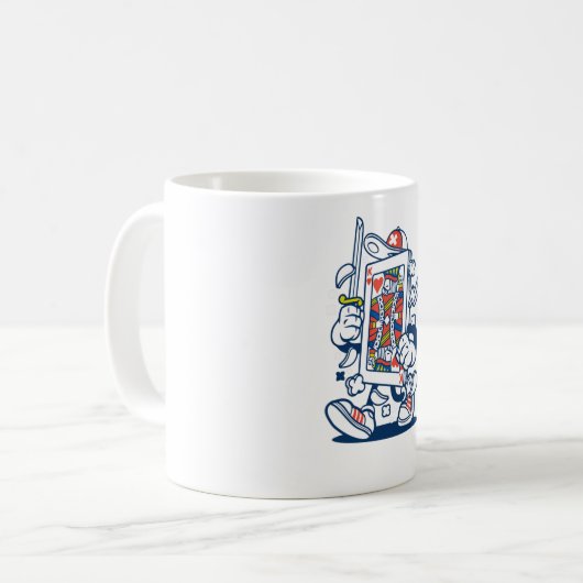 Speelkaart Koffiemok (Voorkant links)