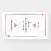 Speelkaart Las Vegas Bachelorette Welkom Spandoek (Horizontaal)