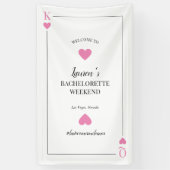 Speelkaart Las Vegas Bachelorette Welkom Spandoek (Verticaal)