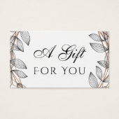 speelkaart met lijst visitekaartje (Voorkant)