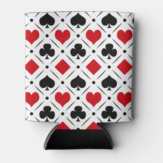 Speelkaart past bij symbolen blikjeskoeler (Voorkant)