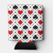 Speelkaart past bij symbolen blikjeskoeler (Achterkant)