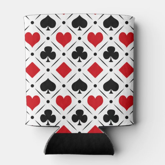 Speelkaart past bij symbolen blikjeskoeler (Achterkant)