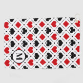 Speelkaart past bij symbolen golfhanddoek (Horizontaal)