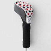 Speelkaart past bij symbolen golfheadcover (Schuin)
