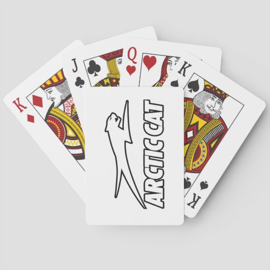 Speelkaart Poolkat Pokerkaarten (Achterkant)