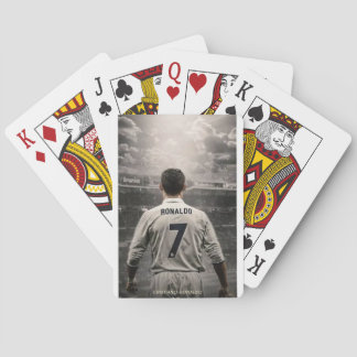 Speelkaart ronaldo football speler afbeelding prin pokerkaarten