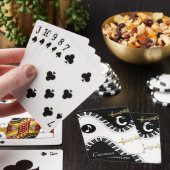 Speelkaartdek Zwart Wit Muzieknoten Pokerkaarten (Insitu)