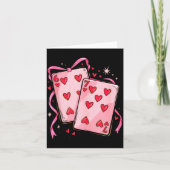 Speelkaarten 6 7 Van Harten 67 Zes Zeven Boog Vale Kaart (Voorkant)