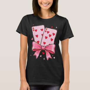 Speelkaarten 6 7 Van Harten 67 Zes Zeven Meme Boog T-shirt
