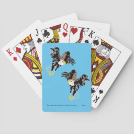 SPEELKAARTEN: AMERIKAANSE STEELKOPAREND POKERKAARTEN