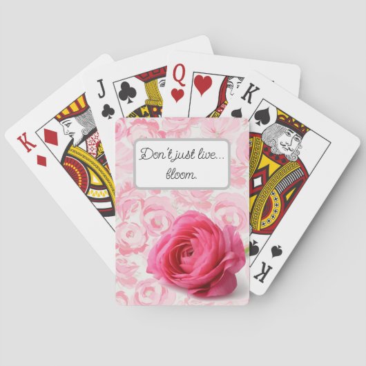 Speelkaarten. Bloom. Pokerkaarten (Achterkant)