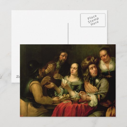 Speelkaarten Briefkaart (Voorkant / Achterkant)