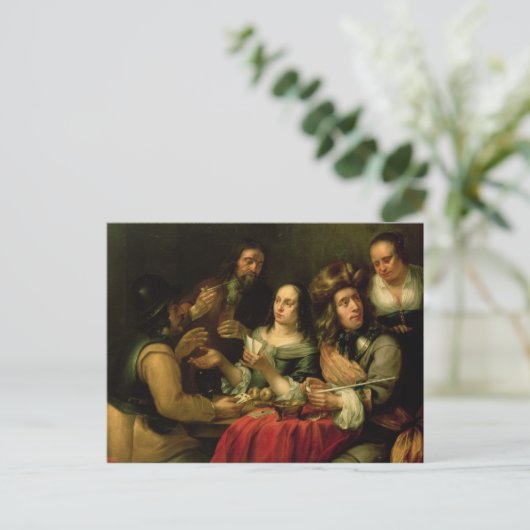 Speelkaarten Briefkaart (Staand voorkant)