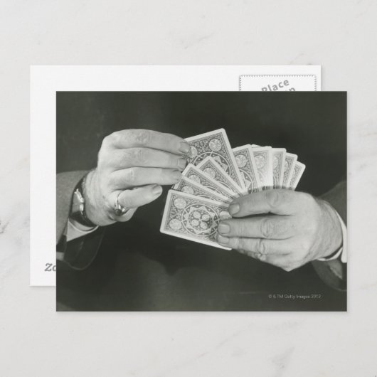 Speelkaarten Briefkaart (Voorkant / Achterkant)