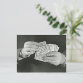 Speelkaarten Briefkaart (Staand voorkant)