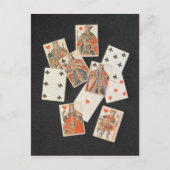 Speelkaarten Briefkaart (Voorkant)