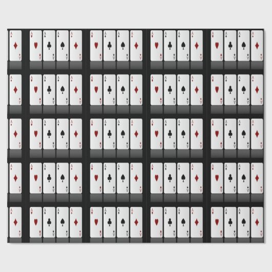 Speelkaarten Cadeaupapier (Vlak)