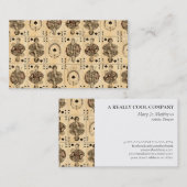  speelkaarten Collage Ace Queen King Jack Visitekaartje (Voorkant / Achterkant)