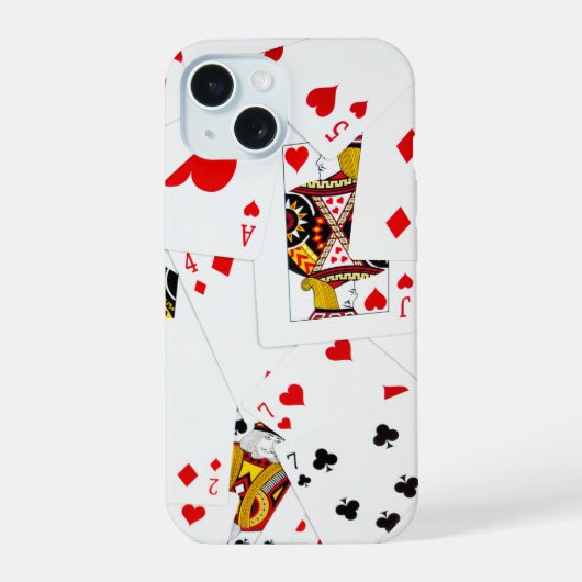 Speelkaarten Collectie iPhone 15 Case (Achterkant)