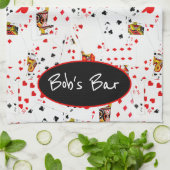 Speelkaarten Collectie met naam Theedoek (Gevouwen)