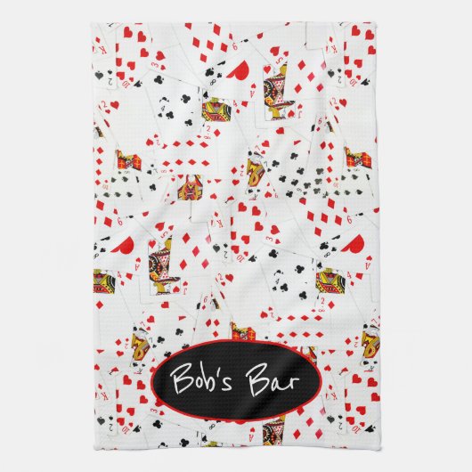 Speelkaarten Collectie met naam Theedoek (Verticaal)