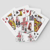 Speelkaarten cosmetoloog schoonheidssalon (Achterkant)