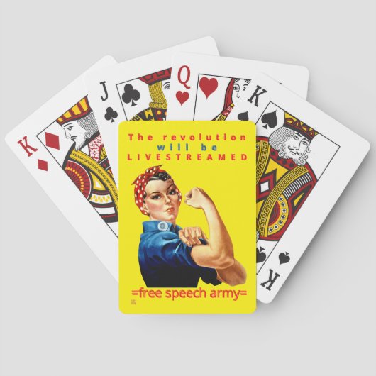 speelkaarten "DE REVOLUTIE.." (Achterkant)