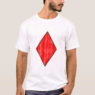 Speelkaarten Diamonds pictogram T-shirt