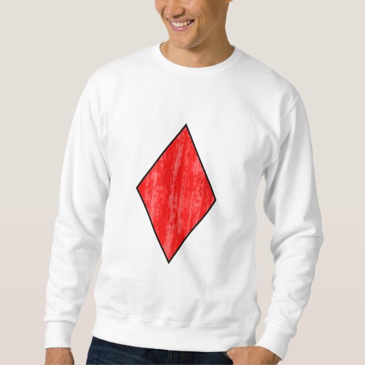 Speelkaarten Diamonds pictogram Trui (Voorkant)