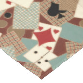 speelkaarten en dobbelpatroon tafelkleed (Gekanteld)