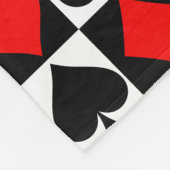 Speelkaarten Fleece Deken (Hoek)